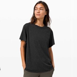 Lululemon All Yours Boyfriend Tee
Black / White